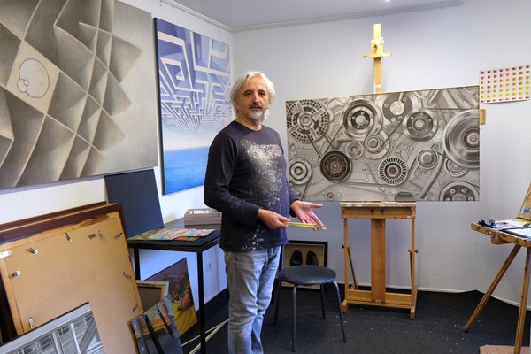 Richard Mierniczak dans le studio