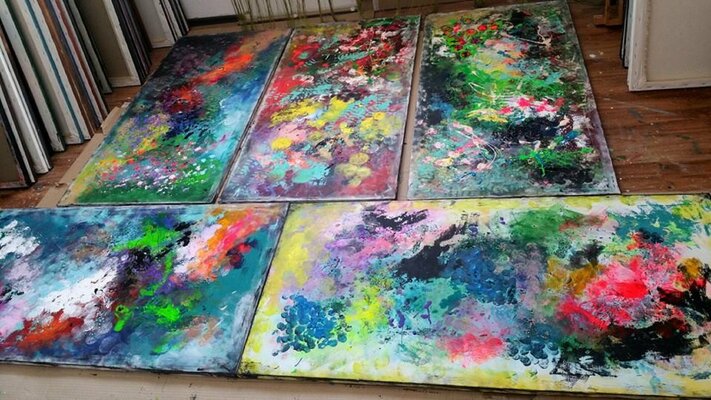 Veronica Vilsan dans le studio