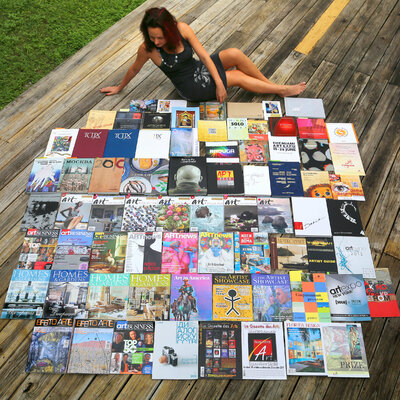 Daria Bagrintseva en el estudio