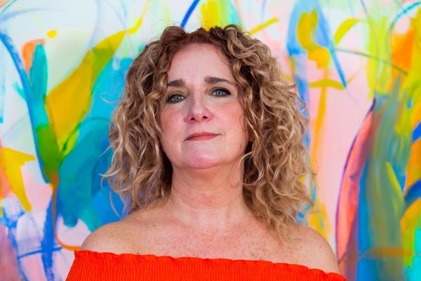 Gabriela Tolomei in de studio