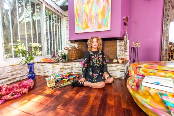 Gabriela Tolomei in de studio