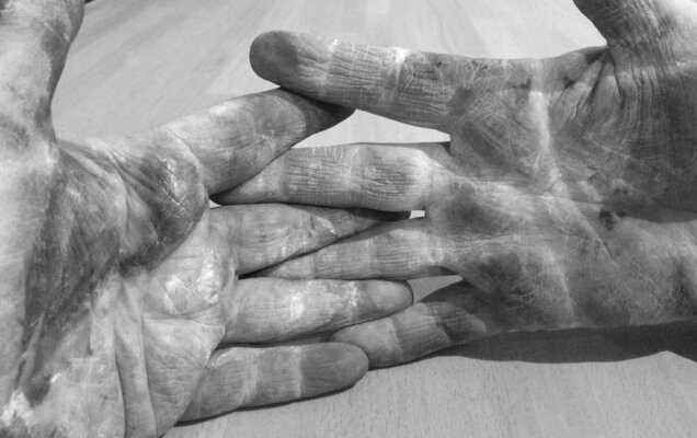 Chantal Cartier in the Studio