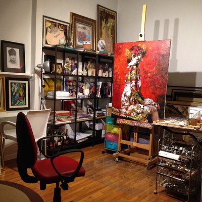 Emil Aziz nello studio