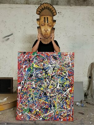 Alessio Luzzi in de studio