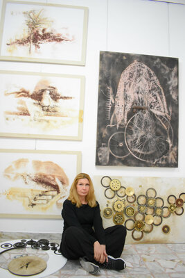 Milena Nicosia im Studio