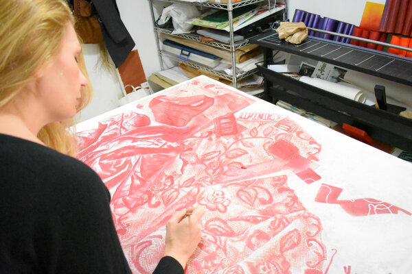 Milena Nicosia im Studio