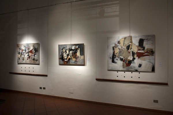 Francesco D'Adamo en el estudio: "Chimere" solo exhibition, Palazzo SS. Salvatore - S. Giovanni in P. (BO) - 2017