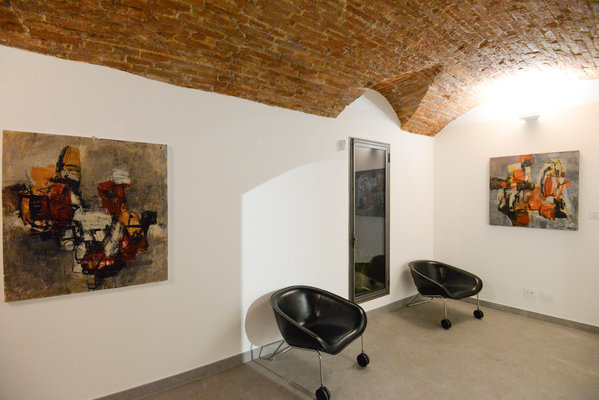 Francesco D'Adamo en el estudio: "Discanto" Solo Exhibition, Galleria 212 - Bologna (2018)