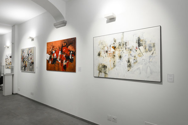 Francesco D'Adamo en el estudio: "Discanto" Solo Exhibition, Galleria 212 - Bologna (2018)