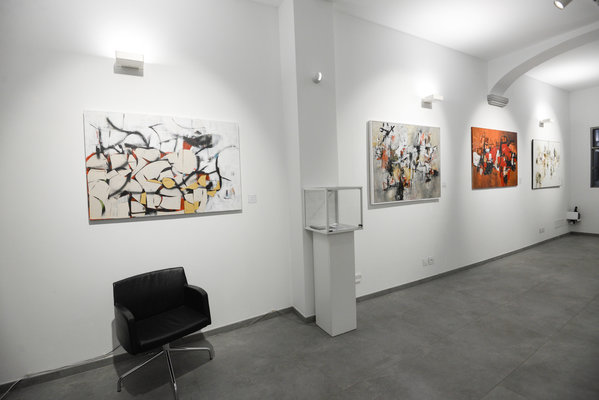 Francesco D'Adamo en el estudio: "Discanto" Solo Exhibition, Galleria 212 - Bologna (2018)