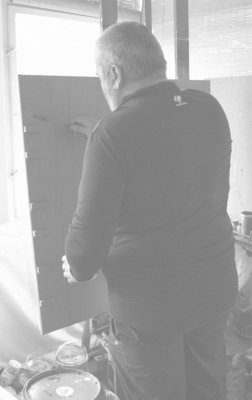 Oto Macek nello studio