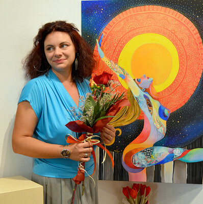 Silvia Pavlova in de studio: At Exhibition