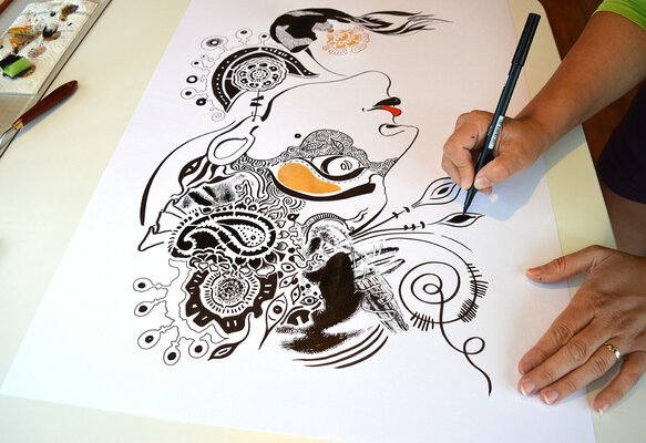 Silvia Pavlova in de studio: Work In Progress