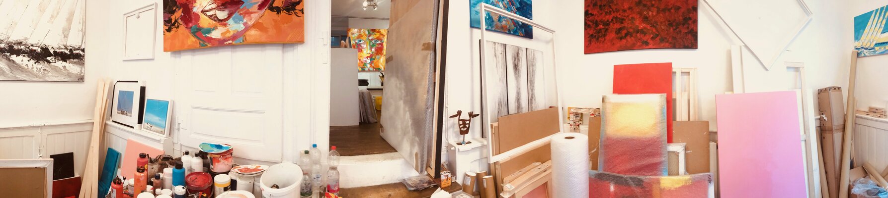 Olivier Messas im Studio: Atmosphère atelier 2019