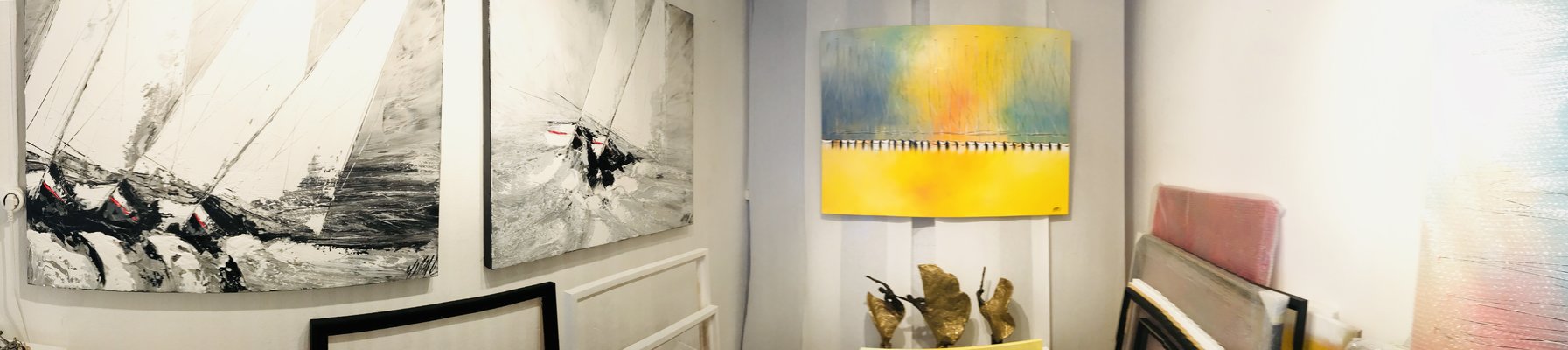 Olivier Messas im Studio: Atelier « Espace 4 » : coGALERIE (Atelier Olivier Messas), Marienstrasse 81, D - 76137 Karlsruhe, Allemagne