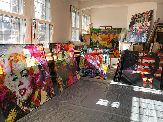 Holger Mühlbauer-Gardemin en el estudio: Atelier Mühlbauer-Gardemin, Fotopopart