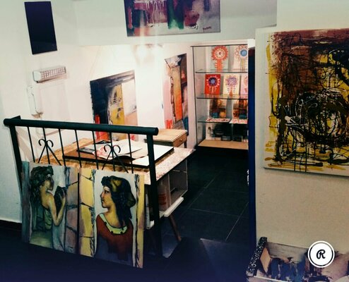 Ana Verónica Fonseca dans le studio: taller