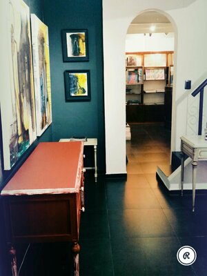 Ana Verónica Fonseca dans le studio: taller