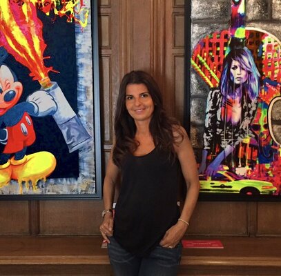 Carole Benichou nello studio: Exposition "Différence "