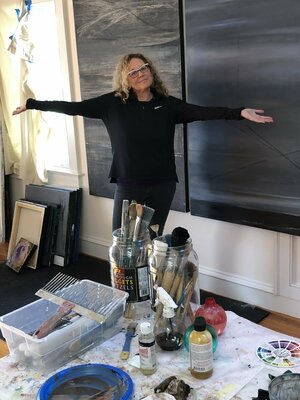 Lynn MacDonald nello studio