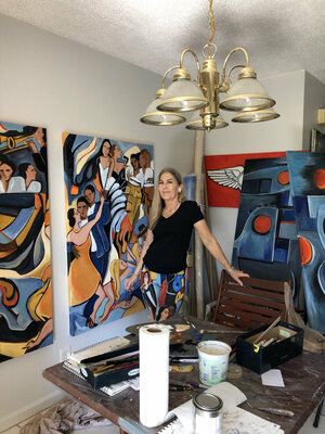 Valerie Vescovi nello studio: In the Studio