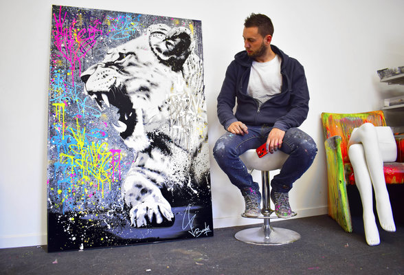 Vincent Bardou nello studio