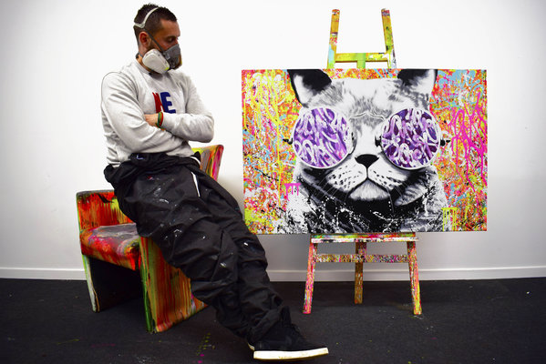 Vincent Bardou nello studio