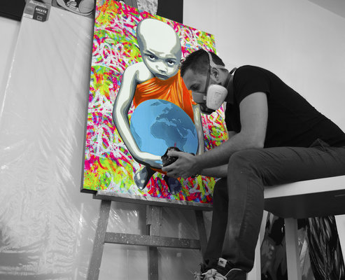 Vincent Bardou nello studio