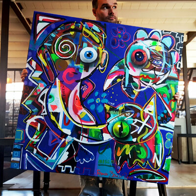 Ramon Bruin in the Studio