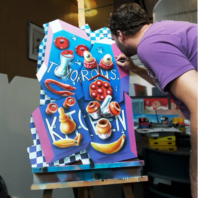 Ramon Bruin in the Studio