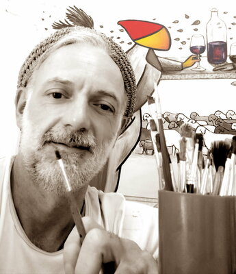 Marco Stocco en el estudio: Marco Stocco  - work in progress