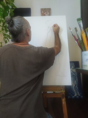 Marco Stocco en el estudio: Studio work in progress - Marco Stocco