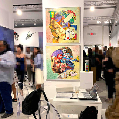 Gardani in de studio: Art Miami Show
