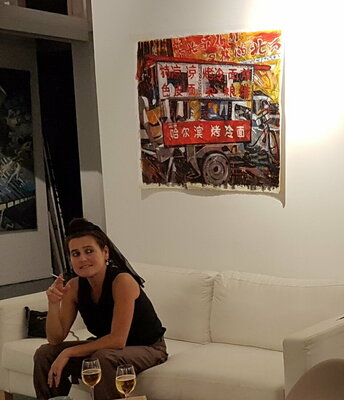 Barbara Piatti in the Studio: Préparation & réflexion d 'Open studio' à Pékin, Art  Garden