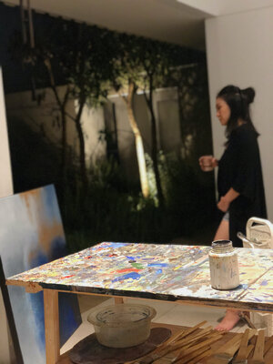 Yenny Yohan im Studio