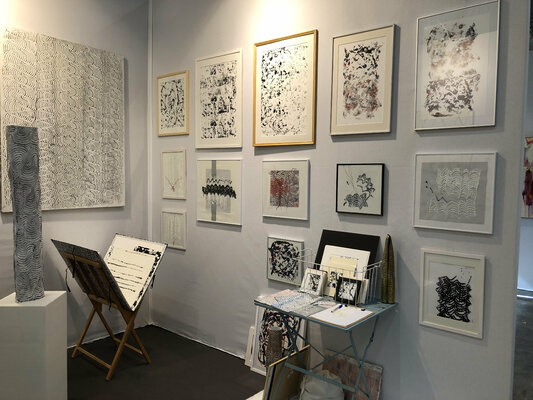 Anne Iris in de studio: Exposition au salon art3f à Marseille du 22 au 24 octobre 2021.