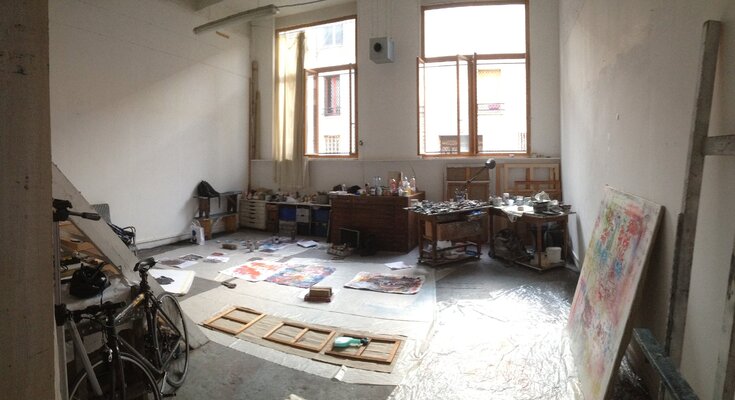 Pierre Ziegler in de studio