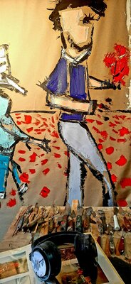 Benoit Andre in de studio