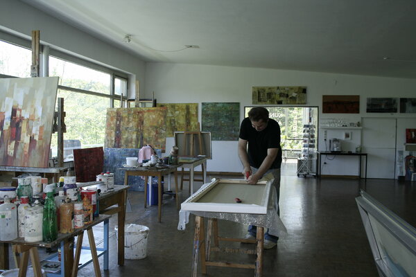 Plamen Bibeschkov in the Studio