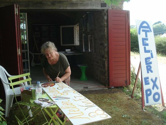 Beatrice Van Ez-Le Perru in de studio: Mon atelier d'été