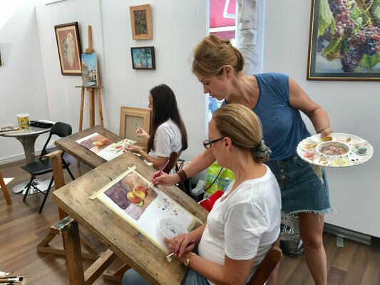 Anna Reznikova im Studio