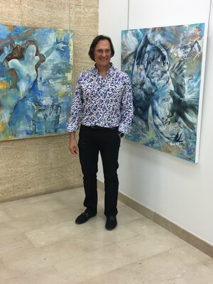 Marcos Carrasco in de studio