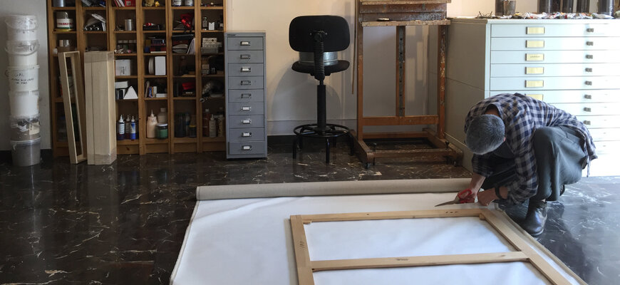 Tomasa Martín im Studio