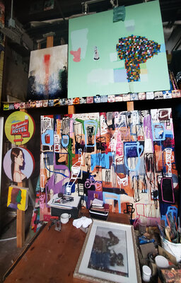 Shelton Walsmith im Studio