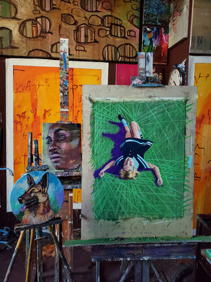 Shelton Walsmith im Studio