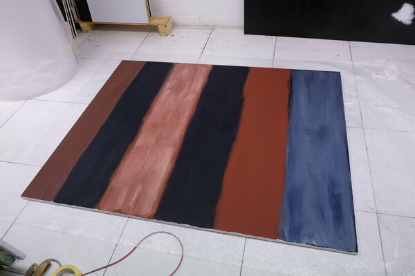 Jorge Nava nello studio