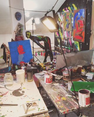 Vito Difilippo en el estudio