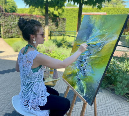 Selene's Art in the Studio