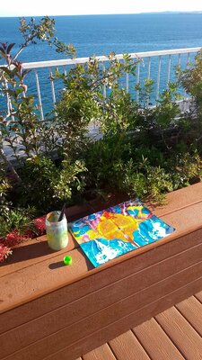Arturo Prins in the Studio: My studio in Niza, Promenade des Anglois