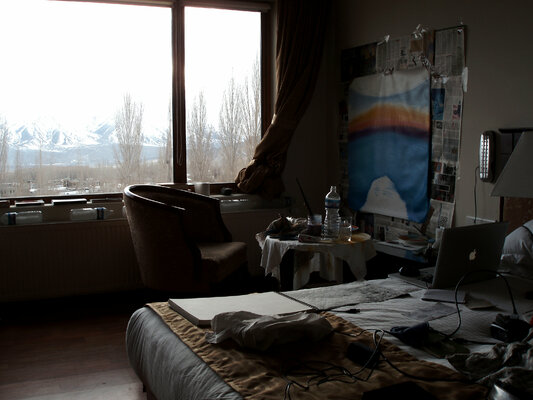 Arturo Prins in the Studio: In Leh, Kashmir, Indian Himalaya